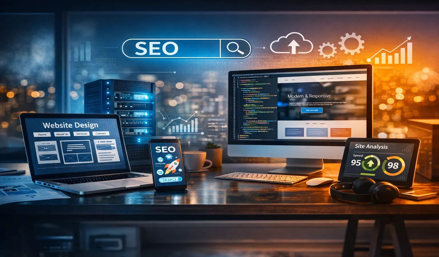 Criação de Sites Modernos e Otimizados para Google