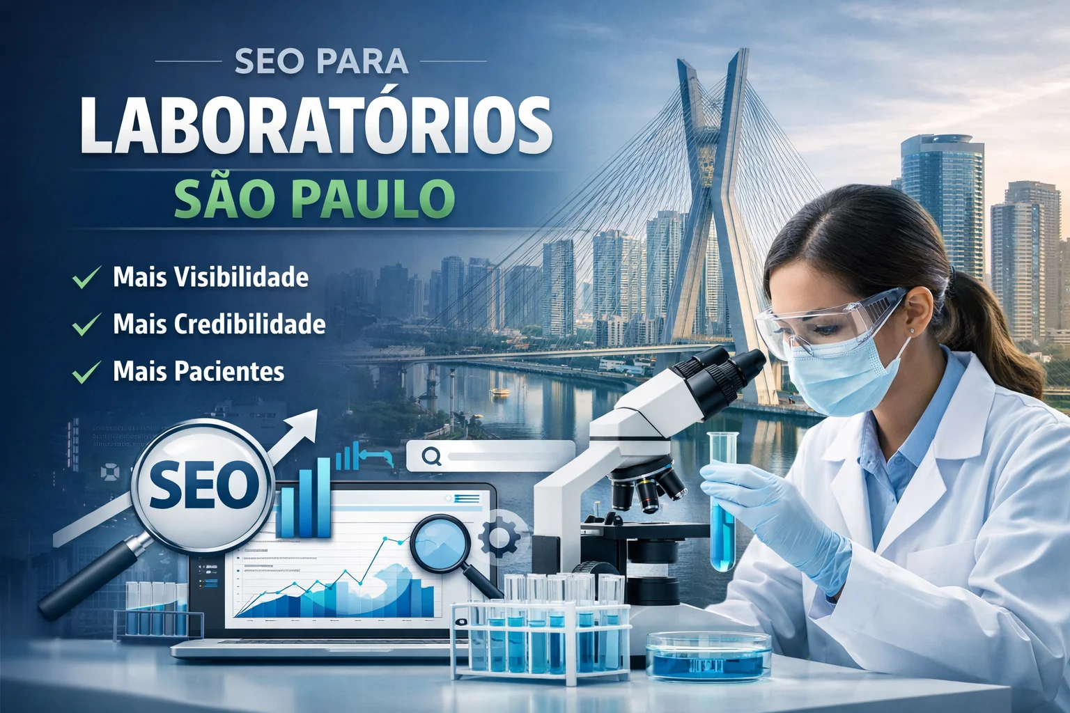 SEO para laboratórios e clínicas de diagnóstico em São Paulo