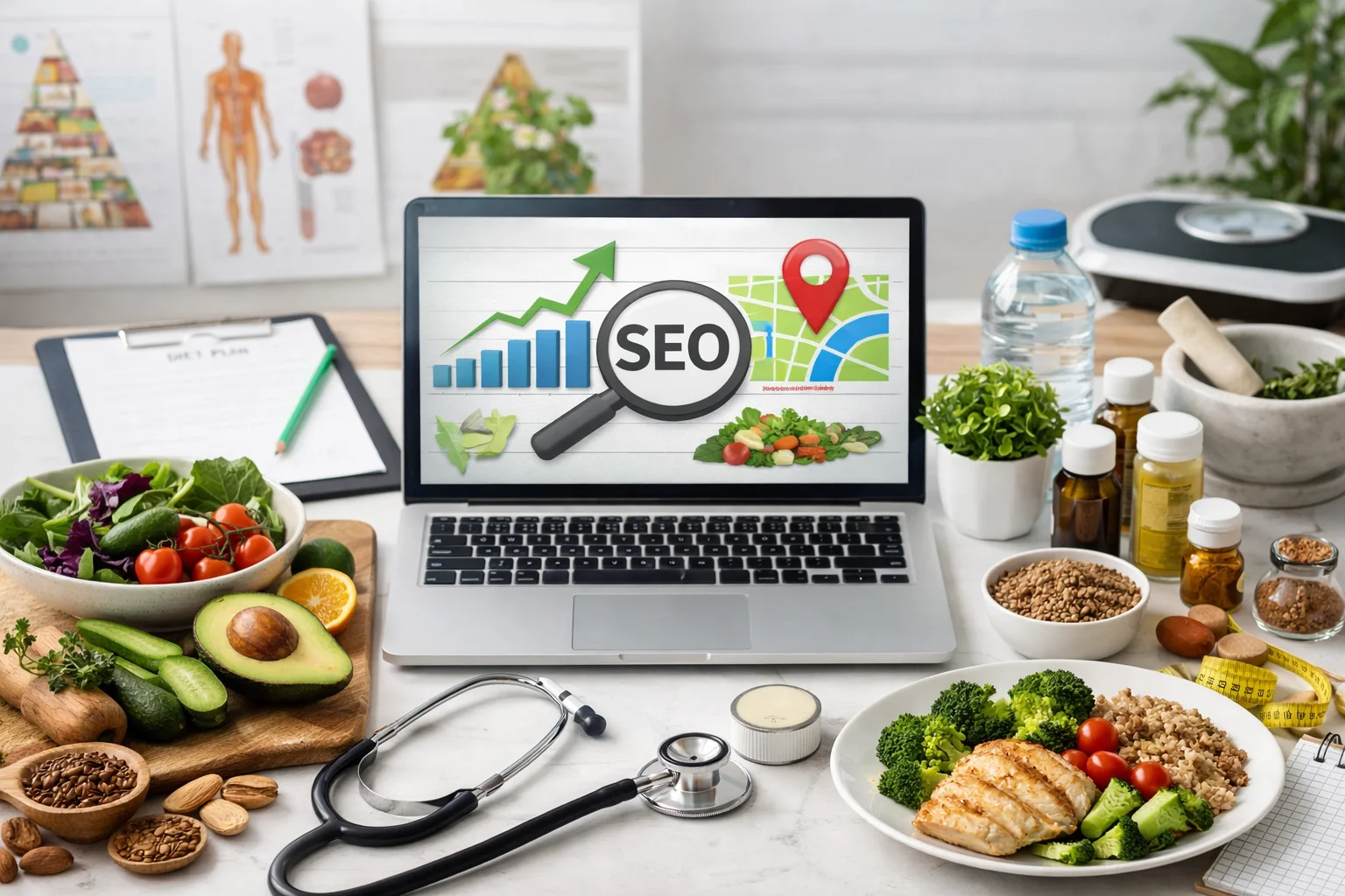 SEO para nutricionistas e clínicas de nutrição em São Paulo